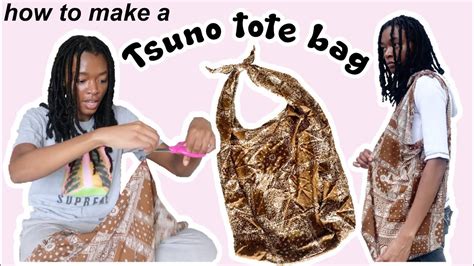 easy tote bag tutorial (tsuno bag) *beginner friendly* 